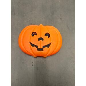 Large 20” Hanging Vintage Flat Pumpkin Blow Mold